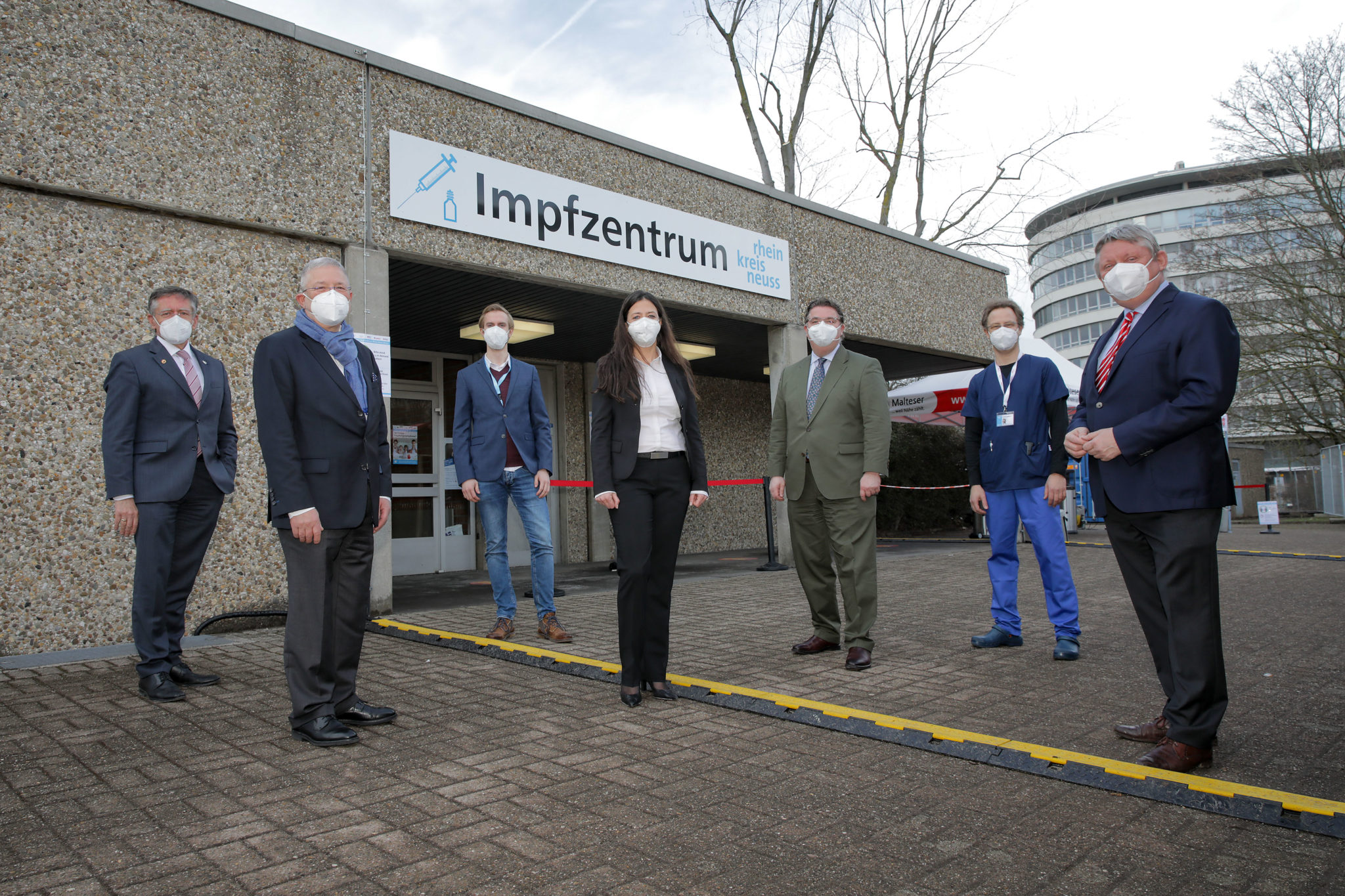 Impfzentrum Gute Organisation mit schnellem Ablauf gelobt Ihr